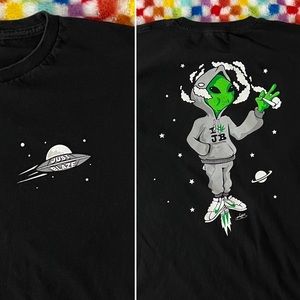 Just Blaze Alien Graphic Tee Size L